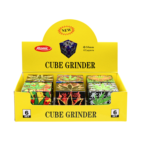 AT-Metal Grinder Cube Leaf ø58