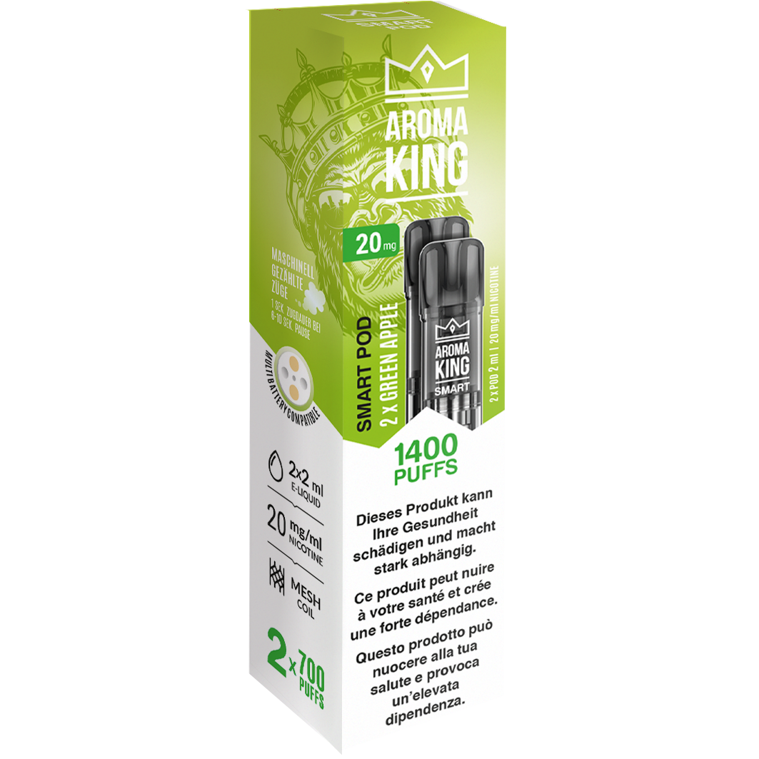 Aroma King SMART 2 Pods Green Apple 20mg