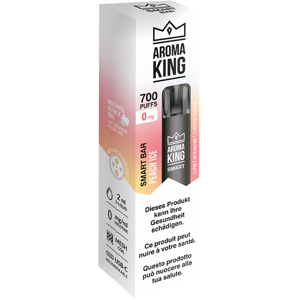 Aroma King SMART BAR 700 Peach Ice 0mg