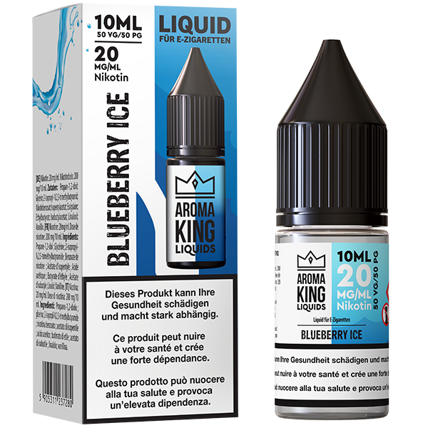 Aroma King Liquid 10ml Blueberry Ice 20mg