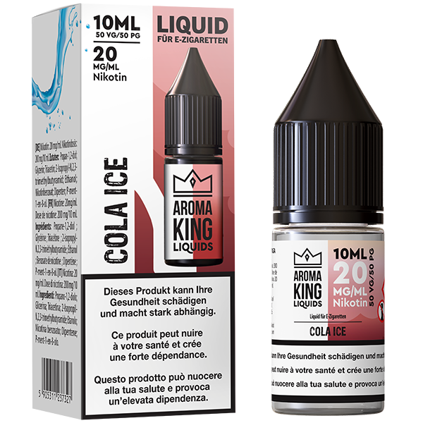 Aroma King Liquid 10ml Cola Ice 20mg