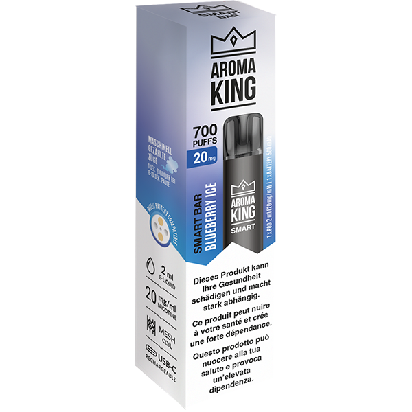 Aroma King SMART BAR 700 Blueberry Ice 20mg