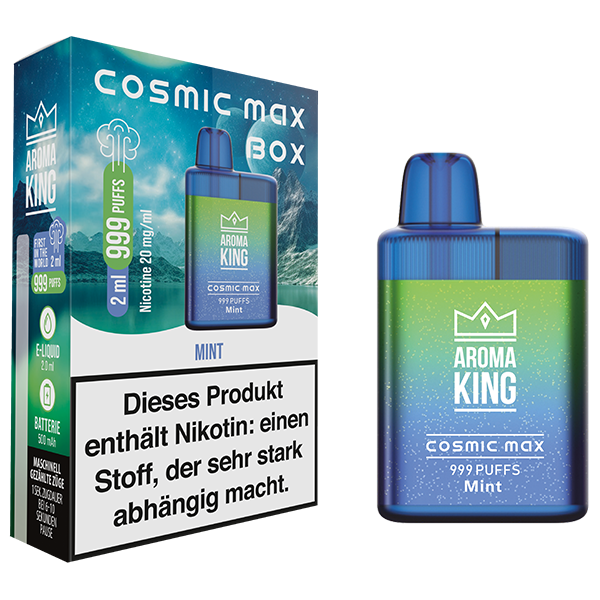 Aroma King Cosmic Max Box Mint 20mg