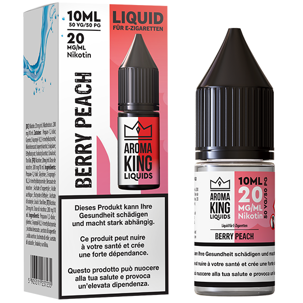 Aroma King Liquid 10ml Berry Peach 20mg